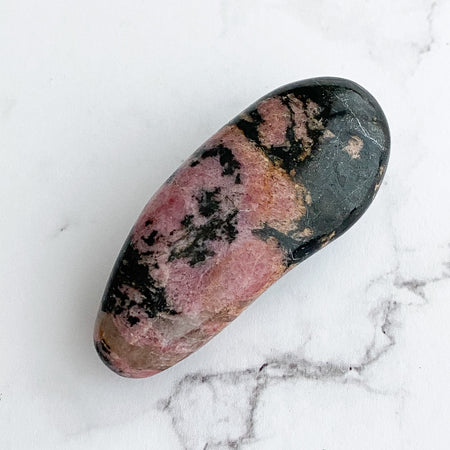 RHODONITE POLISHED HANDHELD TUMBLE