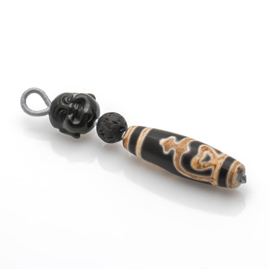 TREASURE VASE DZI CHARM