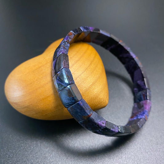 10 X 6 MM RECTANGULAR SUGILITE BEADS BRACELET