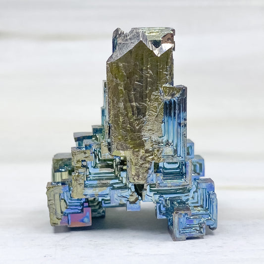 33 X 38 MM BISMUTH CRYSTAL SPECIMEN