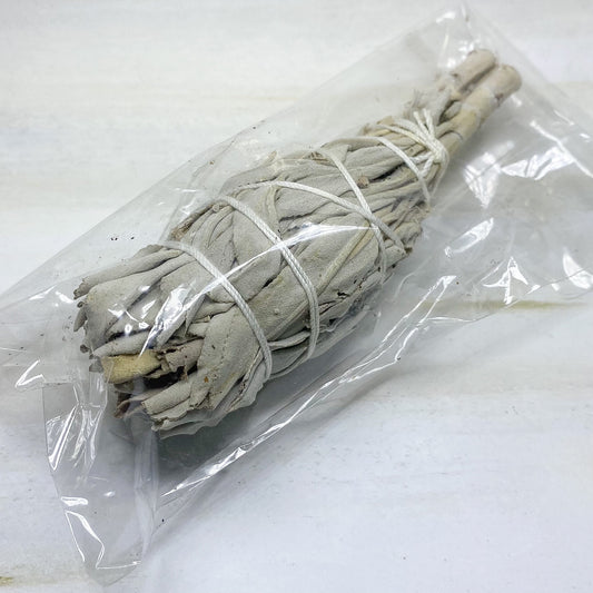 35 MM X 110 MM WHITE SAGE FOR SMUDGING/ CLEANSING
