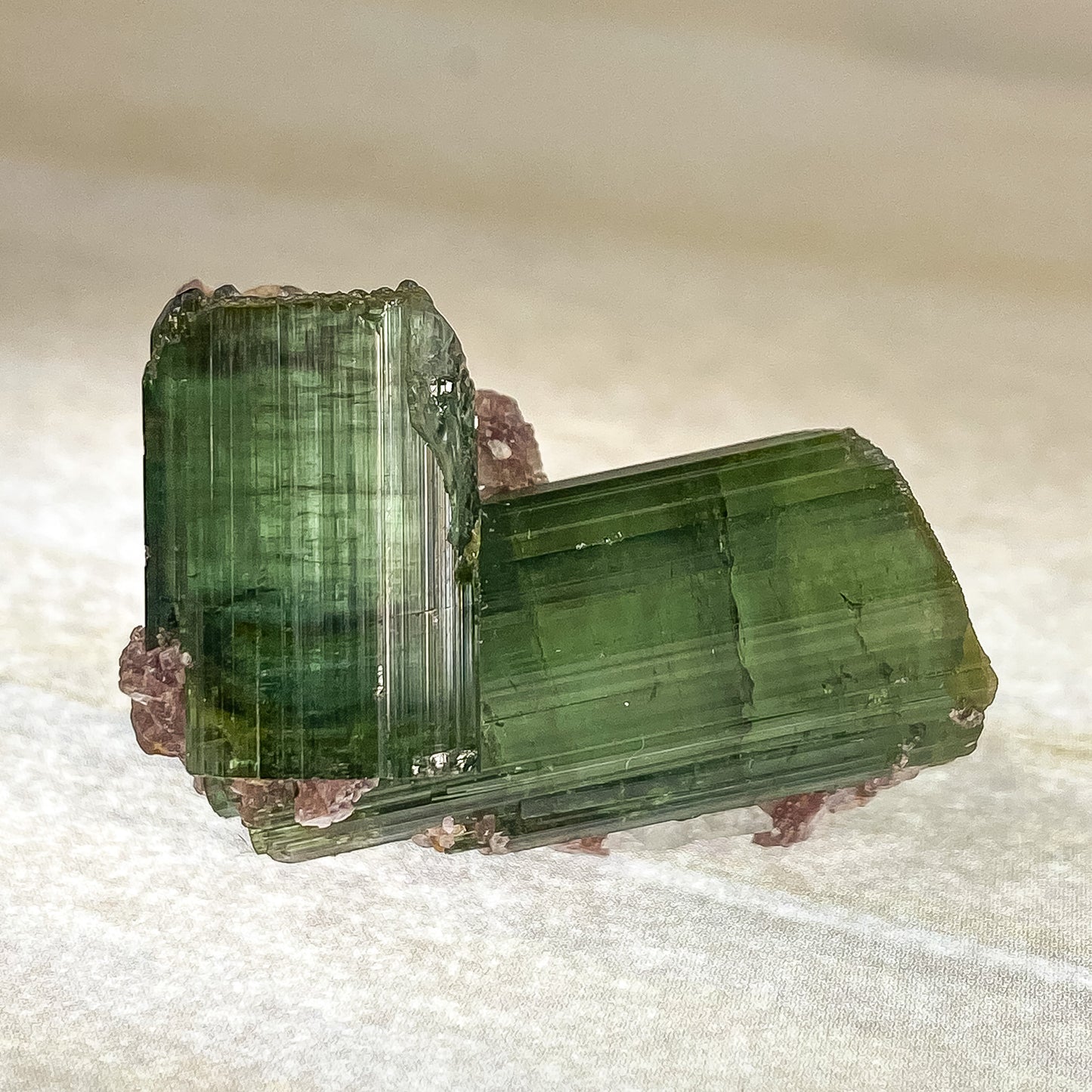27 X 20 MM WATERMELON TOURMALINE RAW SPECIMEN