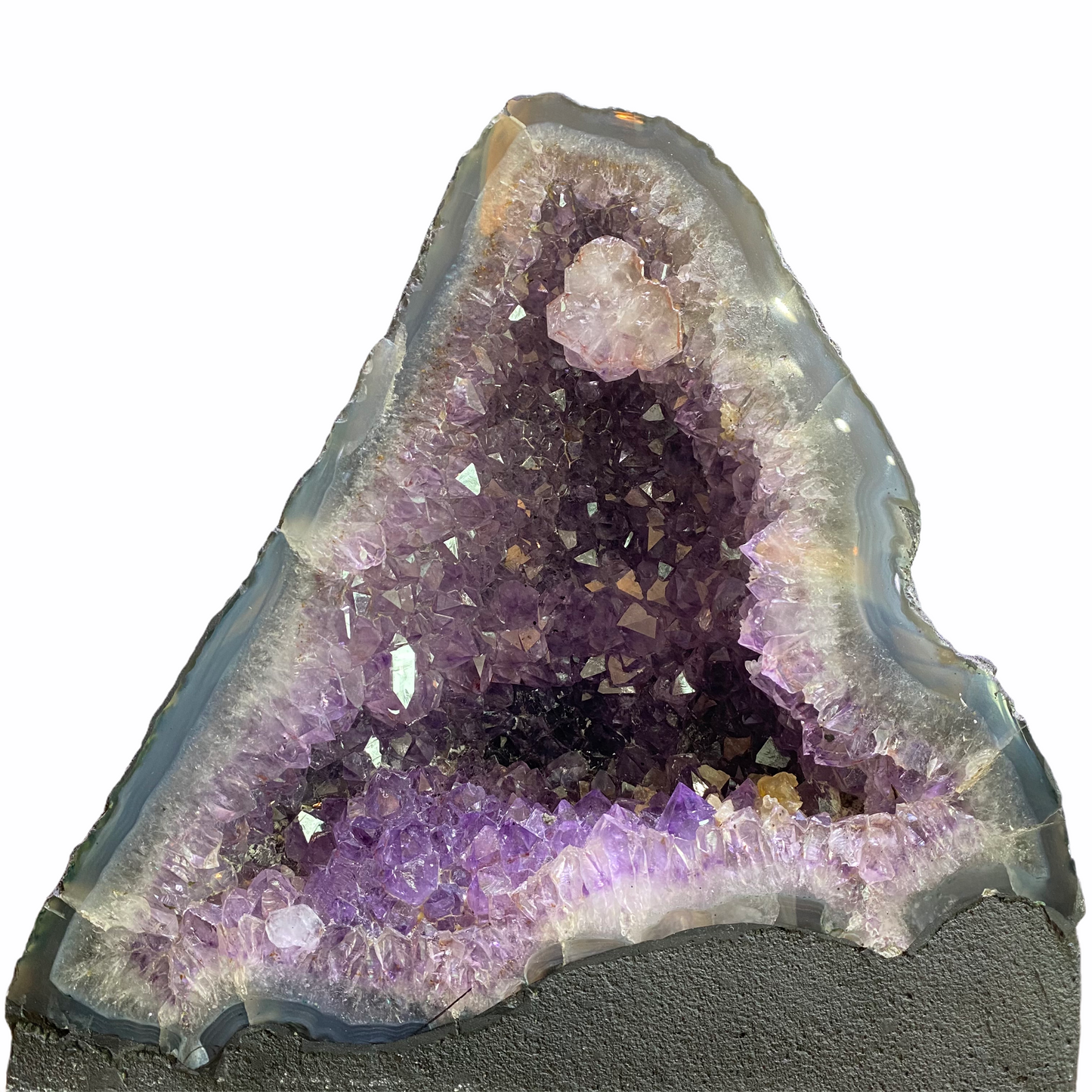 220MM X 108MM X 225MM HT AMETHYST GEODE