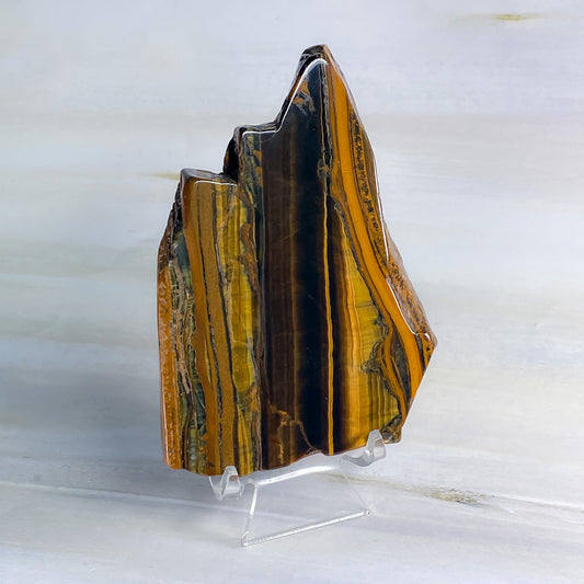 70 X 100 x 11 MM YELLOW TIGER'S EYE POLISHED SLAB