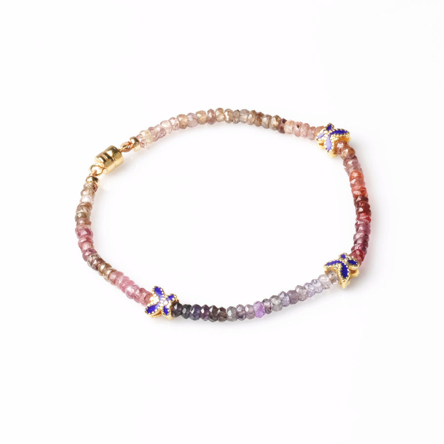 Red Spinel Love Bracelet