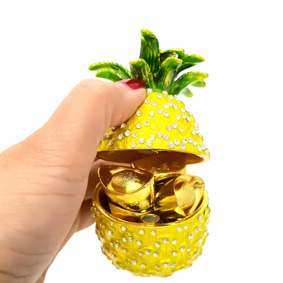 BEJEWELED PINEAPPLE FOR GOOD LUCK