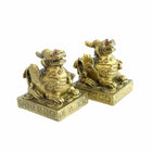42MM x 75MM x 50MM BRONZE PI YAO STATUE