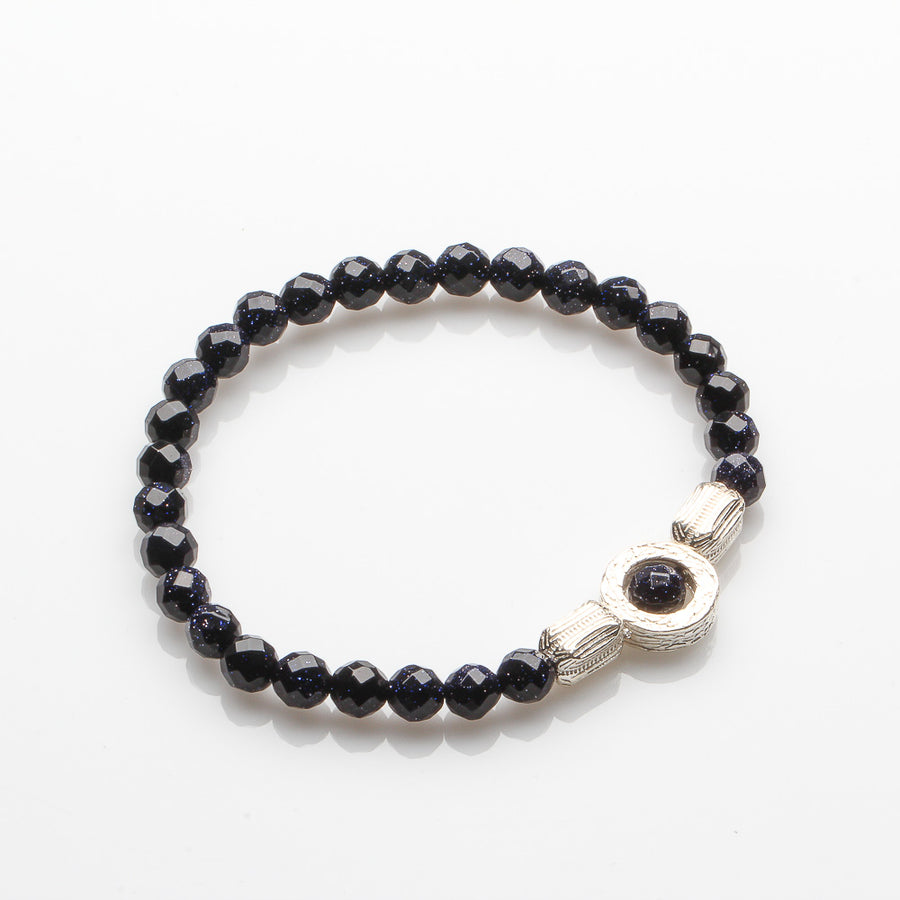 BLUE SANDSTONE MENTOR AND SUCCESS AT WORK AND IN STUDY BRACELET