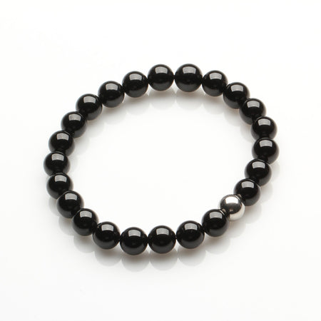 Black Tourmaline Grounding and Protection Bracelet for Men