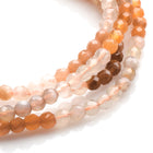 4MM 3 COLORS MOONSTONE MULTI-STRANDS BRACELET