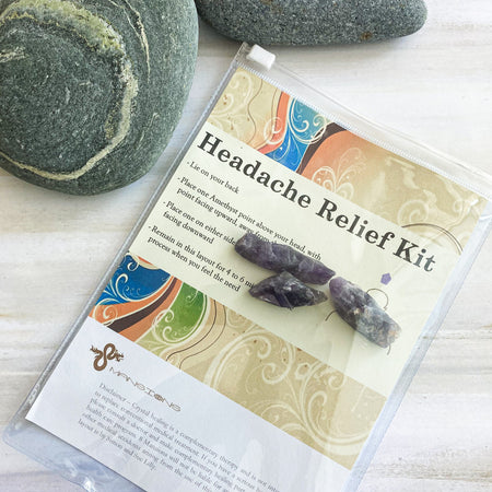 HEADACHE RELIEF CRYSTAL HEALING KIT