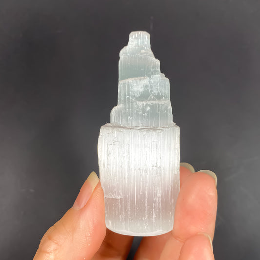 30 X 65MM MINI SELENITE CRYSTAL TOWER
