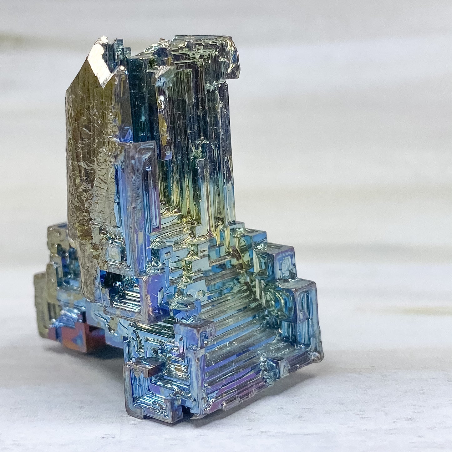 33 X 38 MM BISMUTH CRYSTAL SPECIMEN