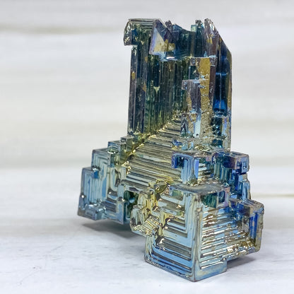 33 X 38 MM BISMUTH CRYSTAL SPECIMEN